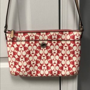 Coach cross body purse